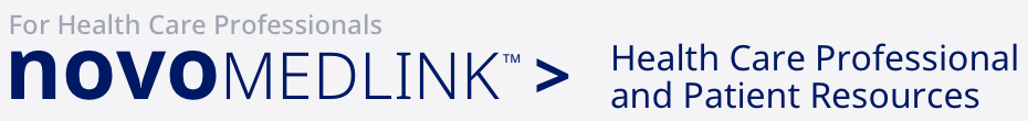 novoMEDLINK&trade; logo.